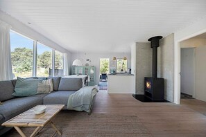 Living area - Beautiful summer house near forest and beach (Nexø)