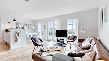 Fireplace, DVD player