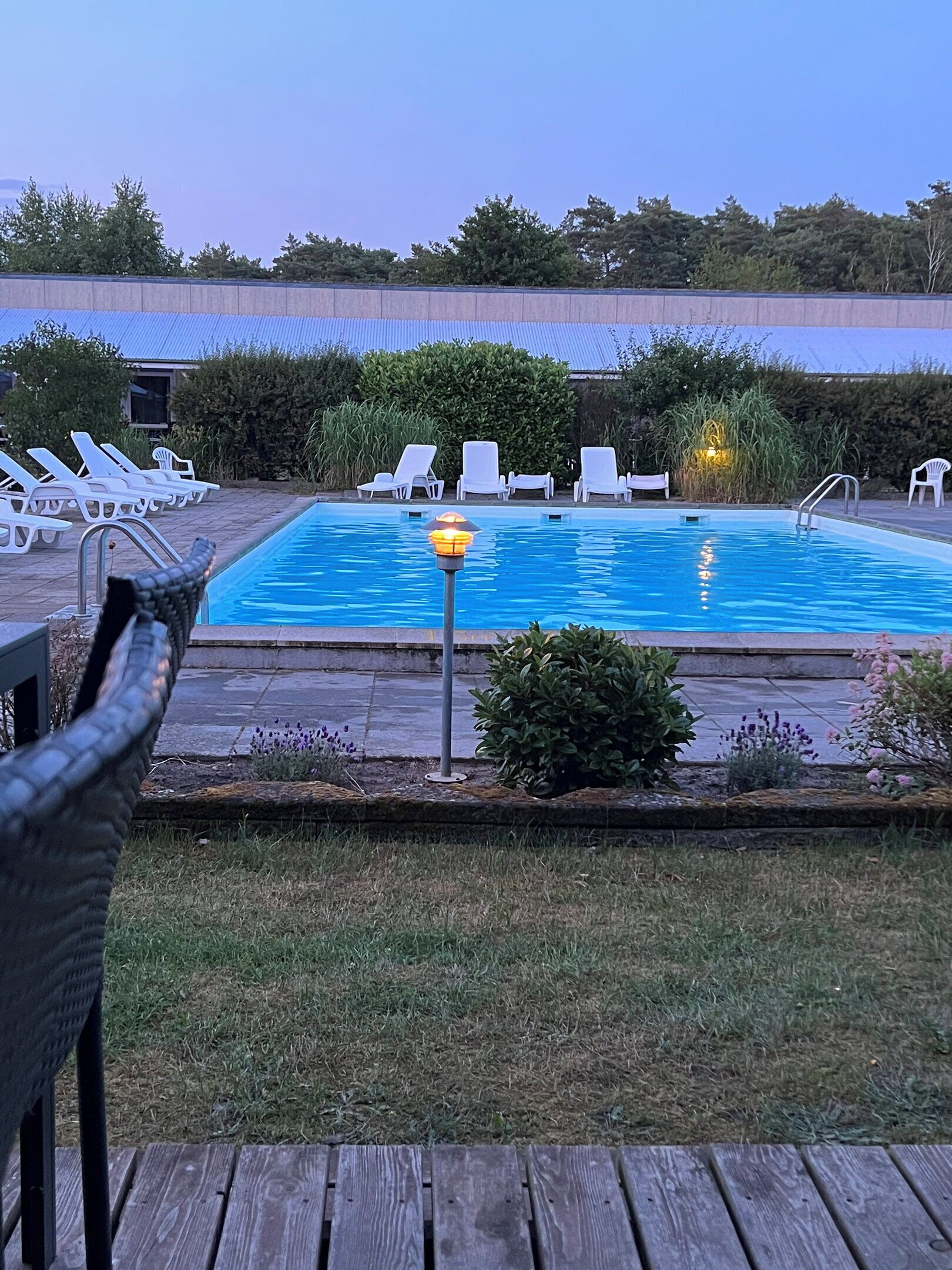 Indoor pool, a heated pool