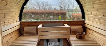 Holiday home w. sauna and view to the Baltic Sea