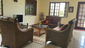 TV, fireplace, stereo