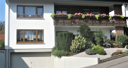 Ferienwohnung 'Schelb' mit Bergblick, Balkon und WLAN