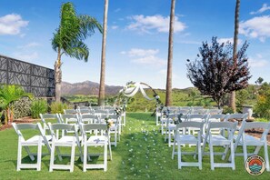 Área para banquetes al aire libre