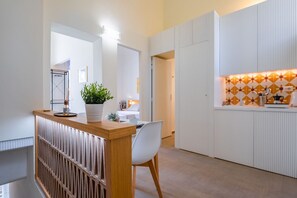 Dusche, Haartrockner, Bidet, Handtücher