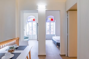 1 bedroom, iron/ironing board, bed sheets