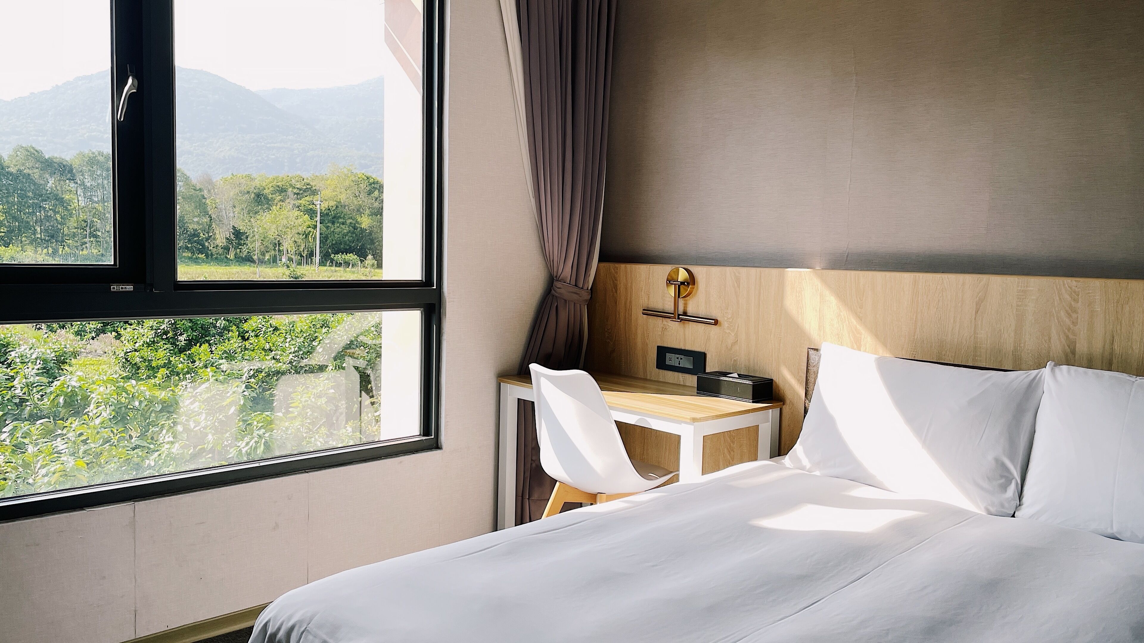 Premium bedding, down duvets, minibar, desk