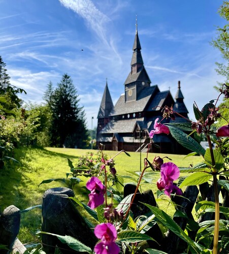 Cozy 5 star apartment with a dream view. Hiking trails and bathing lake nearby.