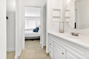 Hair dryer, towels