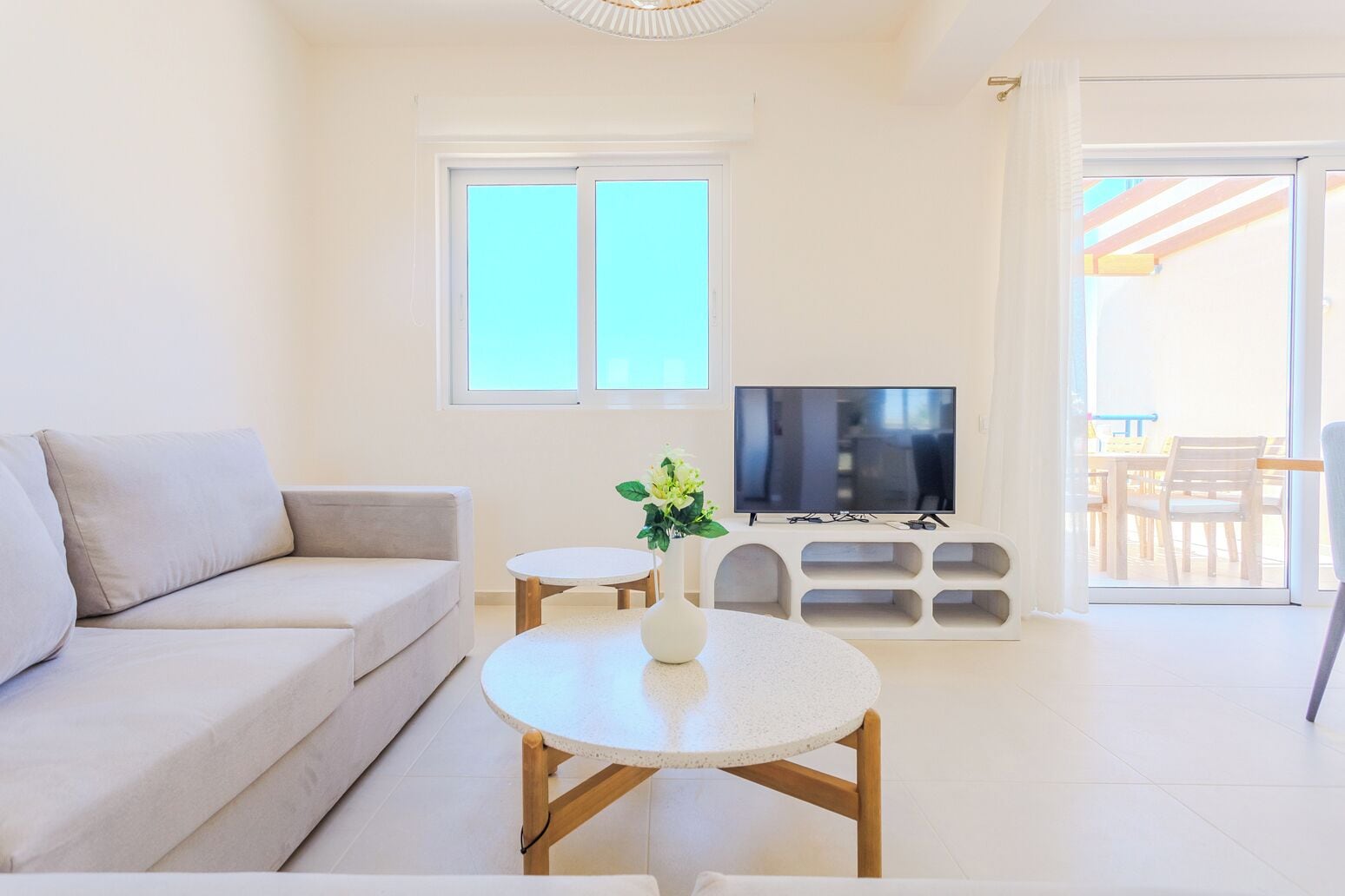 Penthouse, 4 Schlafzimmer, Poolblick | Wohnbereich