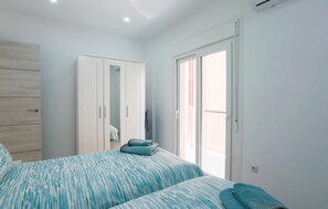 2 bedrooms, iron/ironing board, travel crib, free WiFi