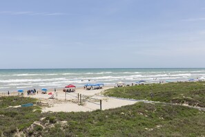 On the beach