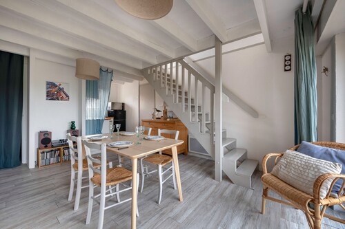 House for 5 at a few steps from the beach