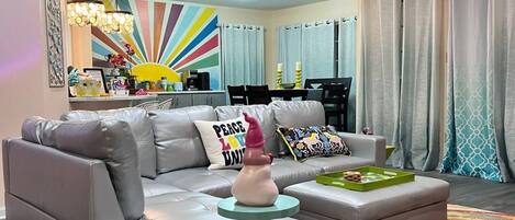 Smart TV, oficina y impresora