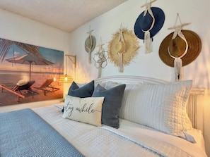 2 bedrooms, iron/ironing board, travel crib, free WiFi