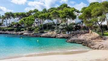 Vlak bij het strand