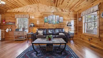 Cabin, 1 Bedroom | Living area | Smart TV