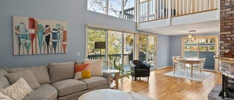 Télévision, cheminée, Netflix, Hulu