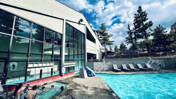 Indoor pool, outdoor pool