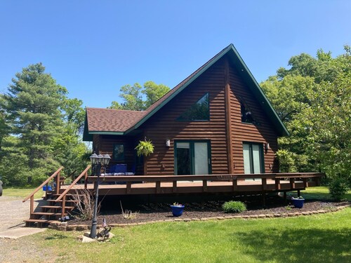 Newly Renovated Cabin on ATV Trail & across St from Lake Arbutus! Sleeps 8.