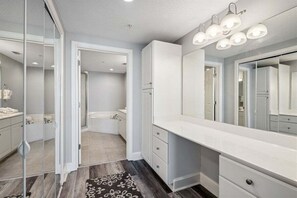 Shower, hair dryer, towels, soap - Majestic Beach Tower 2 #206- Multiple Pools! (Panama City Beach)