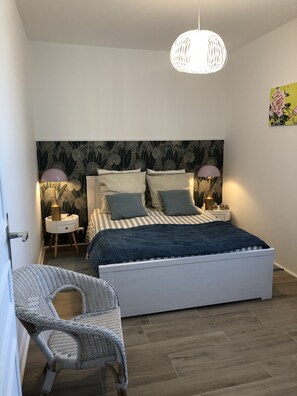 2 sovrum, strykjärn/strykbräda, resesäng och gratis wi-fi