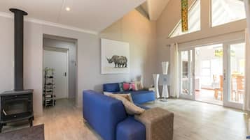 Smart TV, fireplace, printers