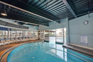 Indoor pool, a heated pool