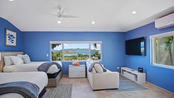 5 chambres, bureau, fer et planche Ă repasser, lit parapluie