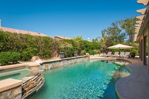Outdoor pool, a heated pool - 5 min to Coachella - Boho Chic Oasis with Pool & Spa (Indio)