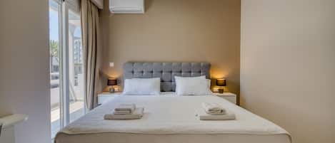 Premium bedding, free WiFi, bed sheets