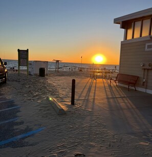 Sun loungers, beach towels