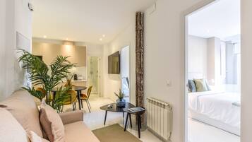 2 slaapkamers, bedden met traagschuimmatras, een strijkplank/strijkijzer