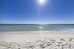 On the beach