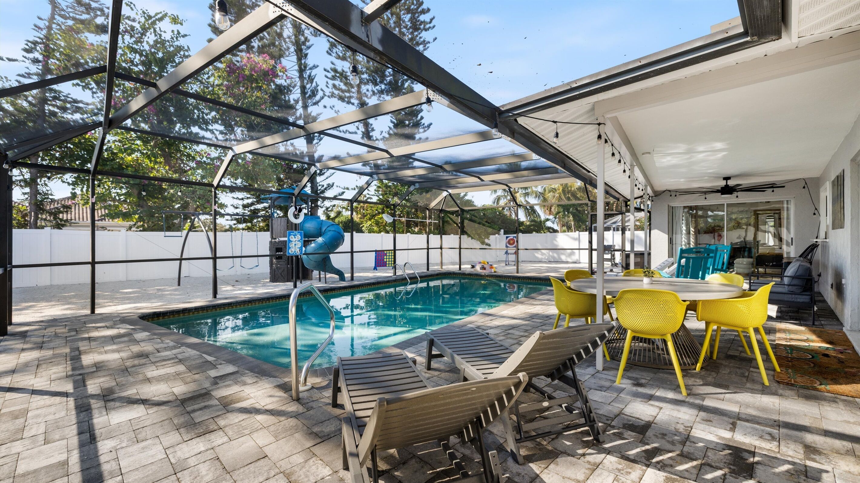 Et oppvarmet basseng