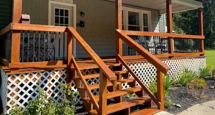 Spacious PA Wilds Getaway! Water views, firepit w/ covered patio