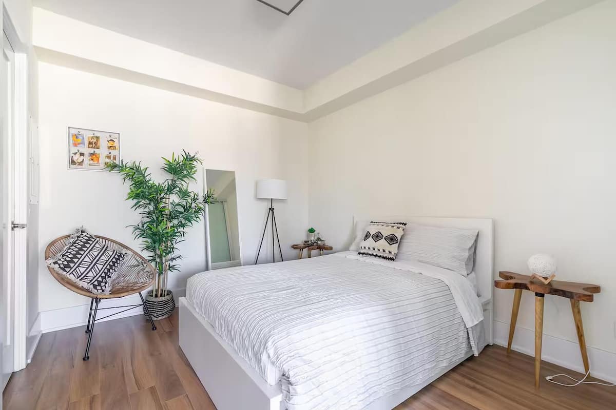 2 chambres, literie de qualitĂ©, rideaux dâobscurcissement
