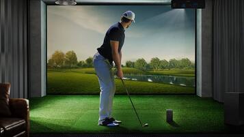 Campo de práctica de golf bajo techo