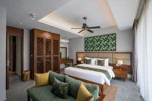 Hochwertige Bettwaren, Daunenbettdecken, Pillowtop-Betten, Zimmersafe