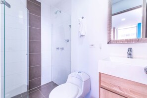 Hair dryer, towels