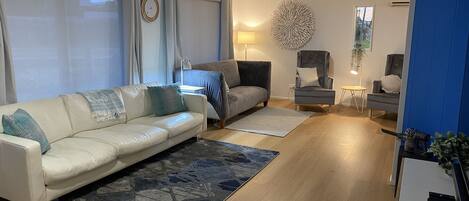 スマートテレビ、DVD プレーヤー、書庫、ステレオ