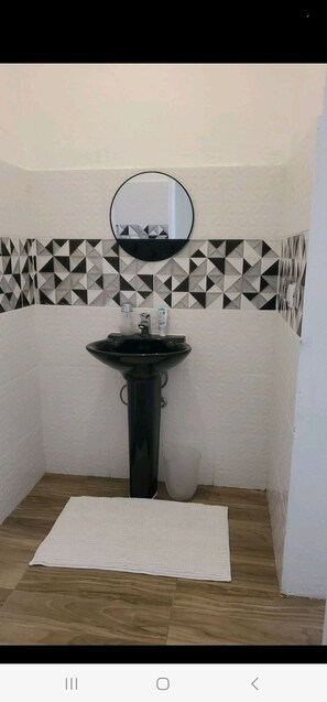 Haartrockner, Handtücher, Seife