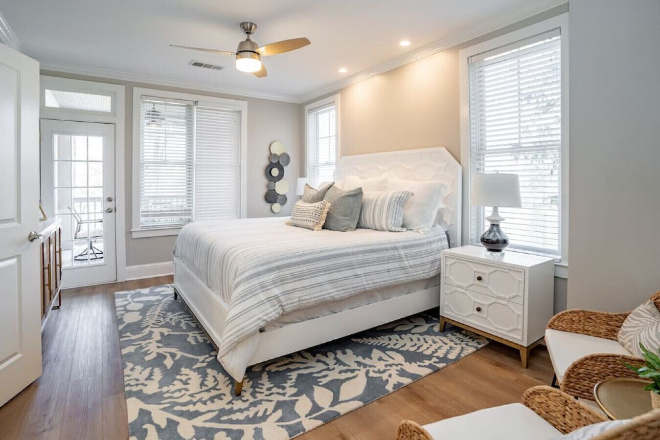 2 bedrooms, iron/ironing board, travel crib, free WiFi