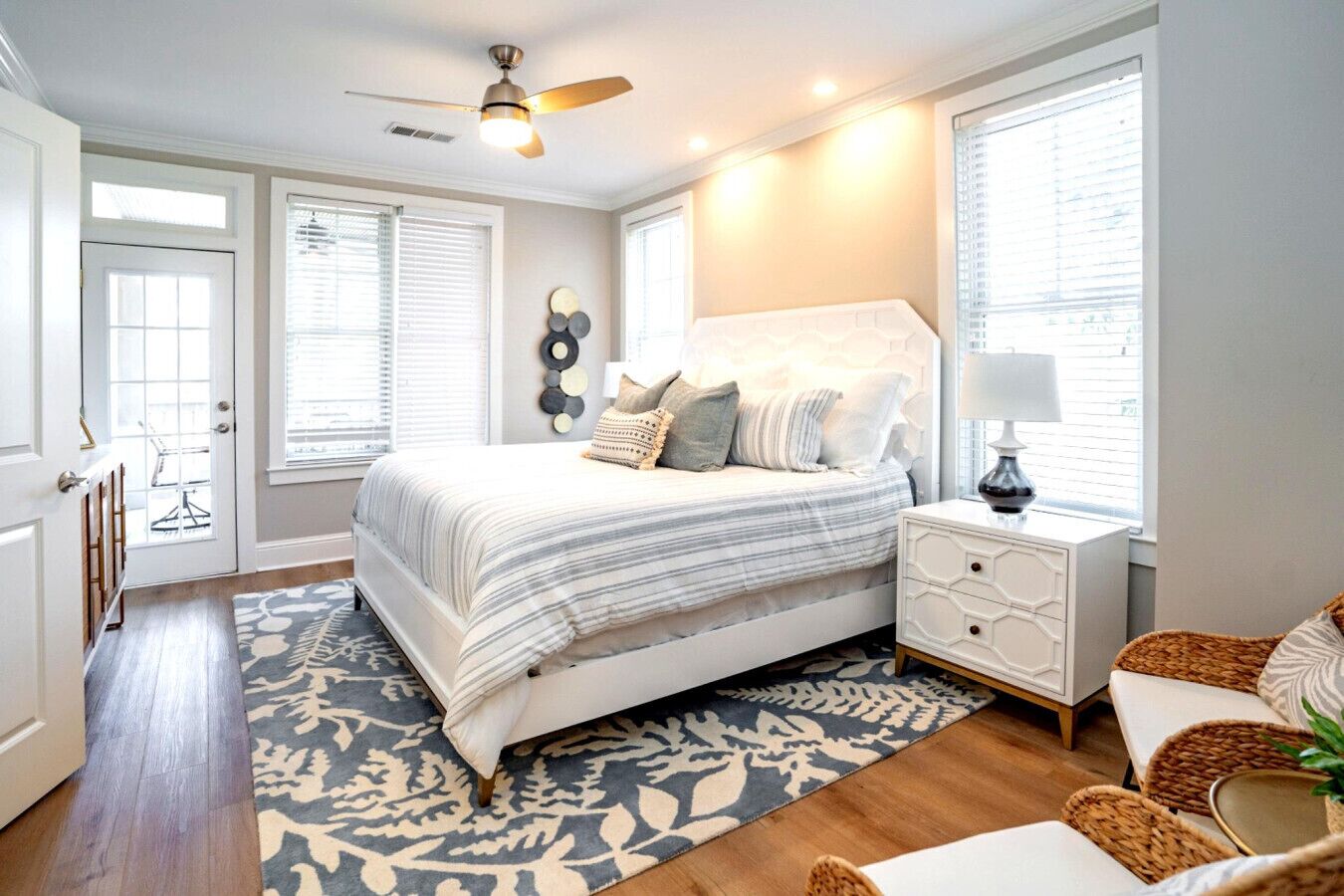 2 bedrooms, iron/ironing board, travel crib, free WiFi