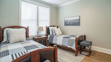 2 bedrooms, iron/ironing board, travel crib, free WiFi