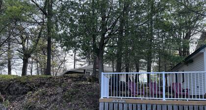 Historic but HiTech, modern Burleigh Falls cottage on Stony Lake. Amazing views
