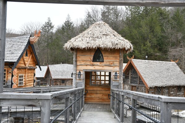 Façade de l’hébergement
