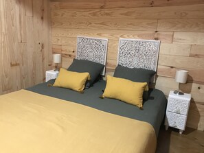 4 bedrooms, desk, iron/ironing board, travel cot - Gîte de la Bécassière - les cabanes océanes - Monta (Vendays-Montalivet)