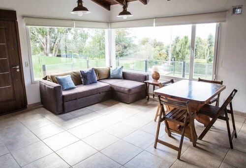 Two storey house with stunning lake and mountain views