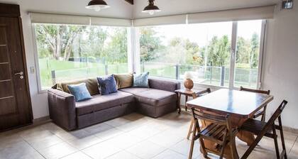 Two storey house with stunning lake and mountain views