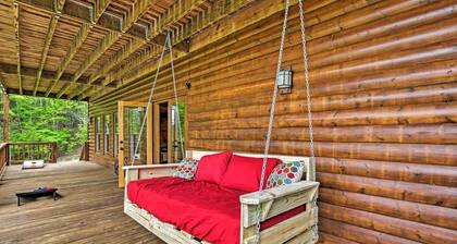 Blue Ridge Luxury Cabin w/ Views, Movie Theater, EV Charger & Hot Tub